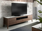 Angel Cerdá 3083 – Luxe TV-Meubel Notenhout & Marmer-look Porselein