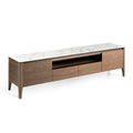 Angel Cerdá 3083 – Luxe TV-Meubel Notenhout & Marmer-look Porselein