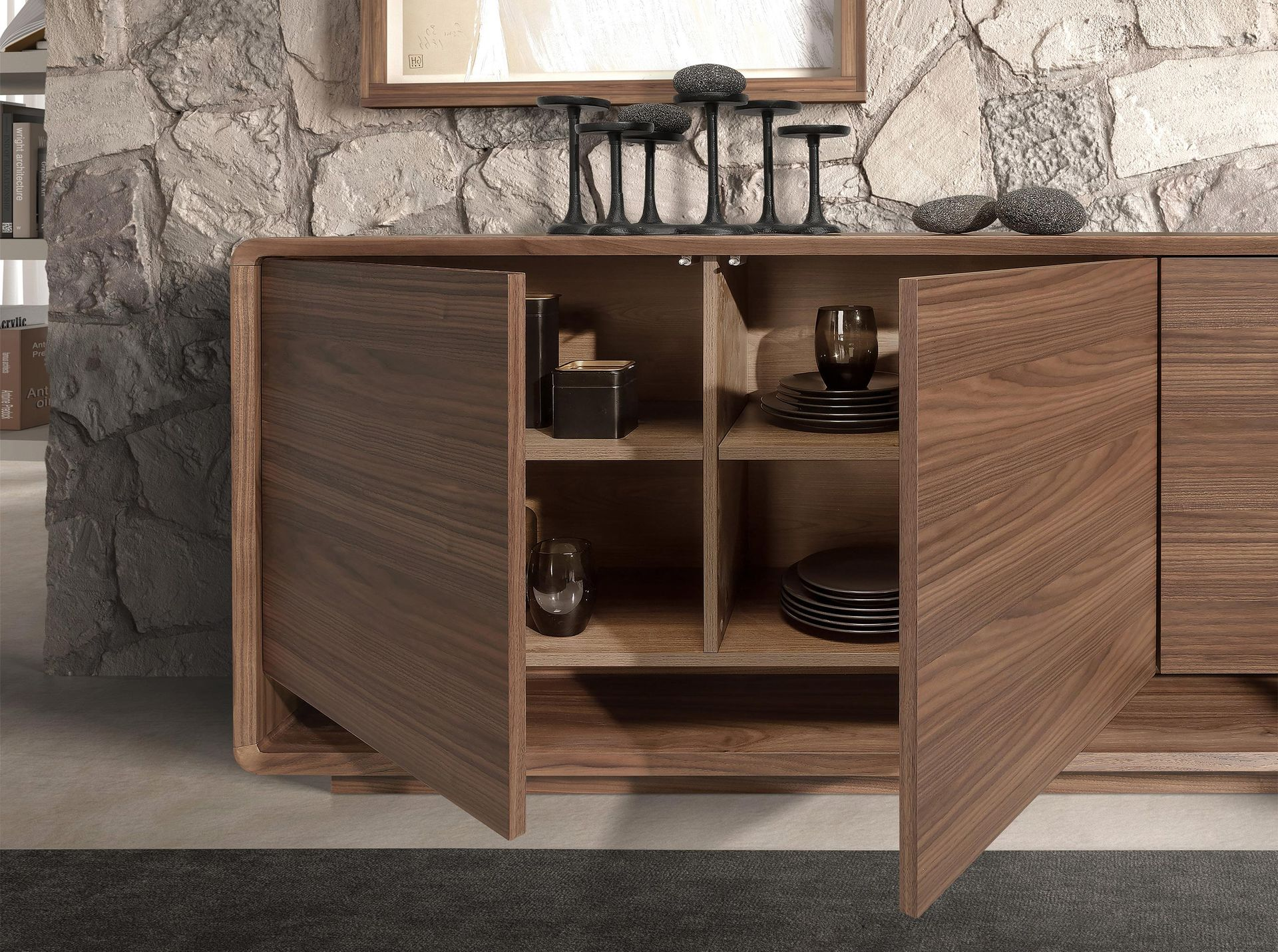 Angel Cerdá 3293 – Stijlvol dressoir in walnoot