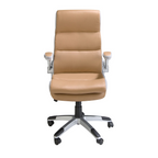 Angel Cerdá 4141 - Moderne Bureaustoel in Bruin Kunstleer met Ergonomisch Design