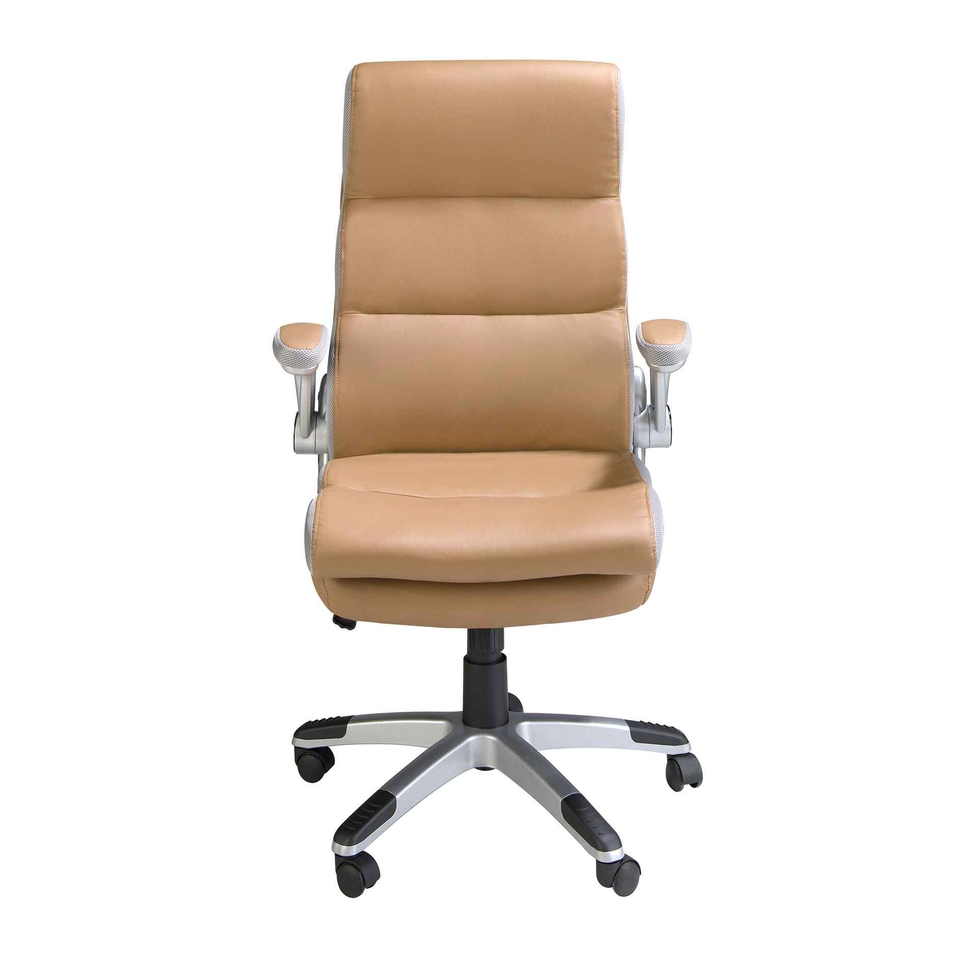 Angel Cerdá 4141 - Moderne Bureaustoel in Bruin Kunstleer met Ergonomisch Design
