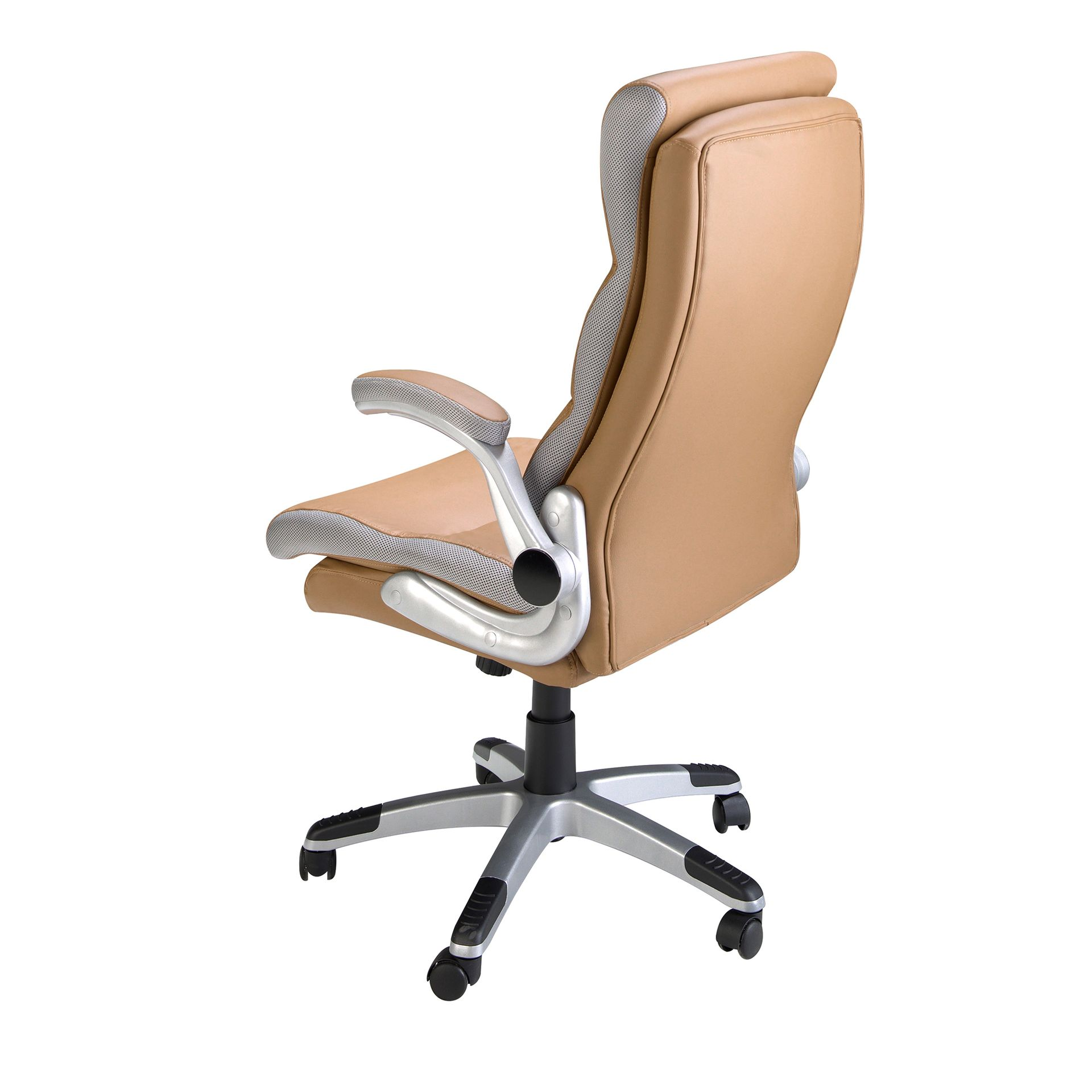 Angel Cerdá 4141 - Moderne Bureaustoel in Bruin Kunstleer met Ergonomisch Design