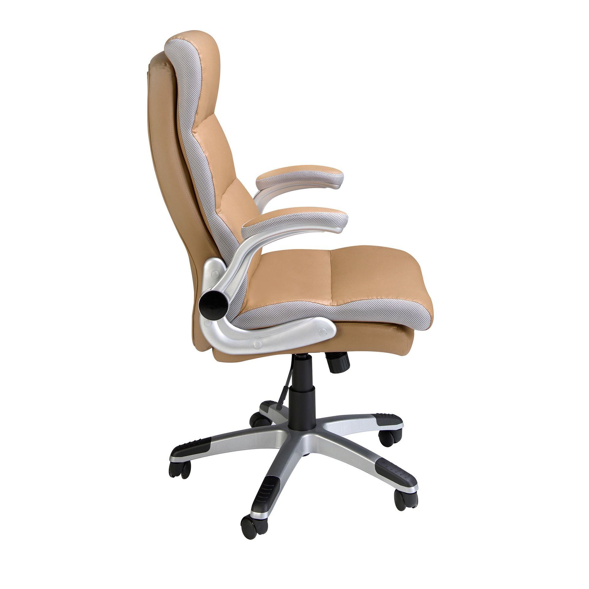 Angel Cerdá 4141 - Moderne Bureaustoel in Bruin Kunstleer met Ergonomisch Design