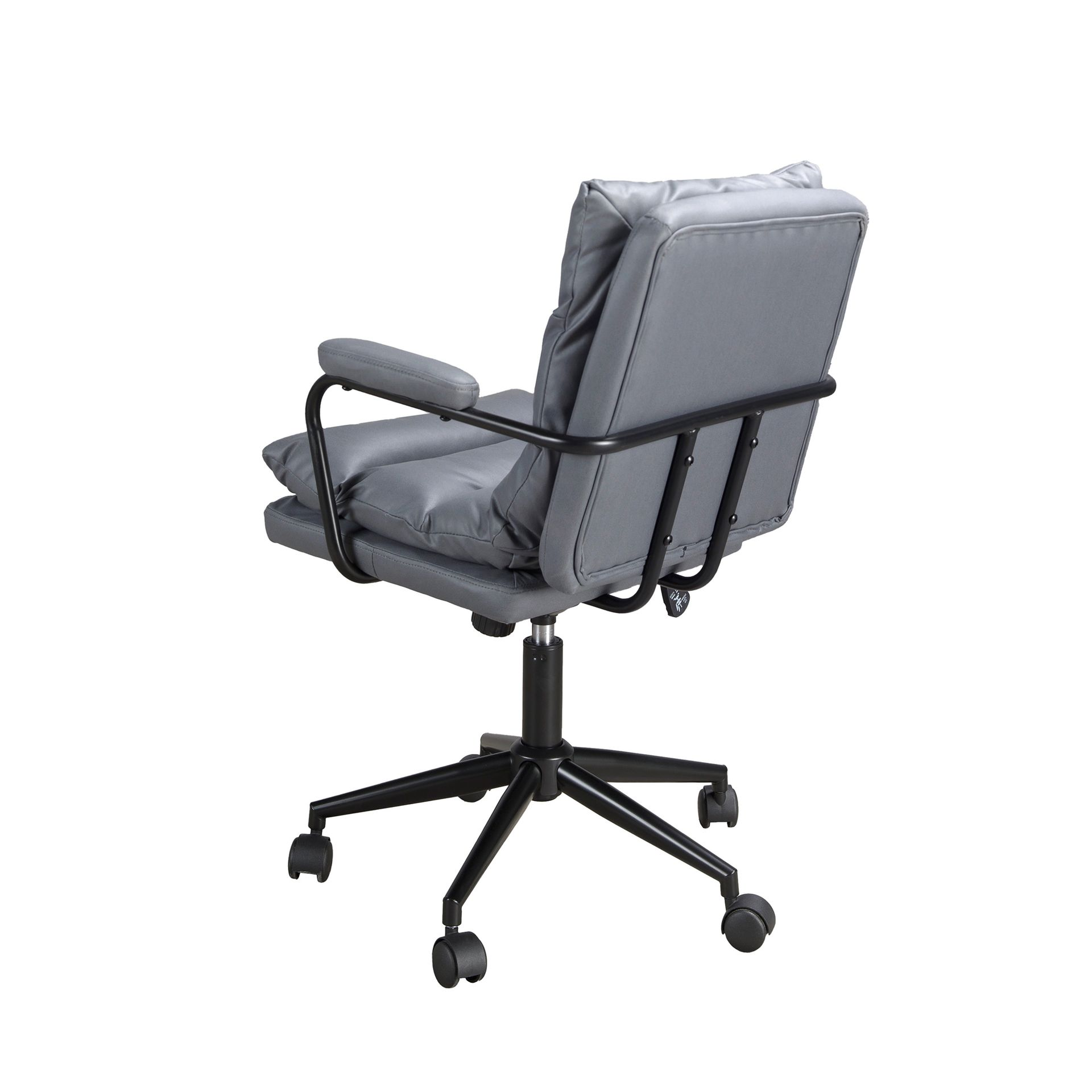Angel Cerdá 4155 - Moderne Bureaustoel in Grijze Stof met Ergonomisch Design