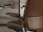 Angel Cerdá 4211 - Luxe Bureaustoel in Bruin Kunstleer met Ergonomisch Design
