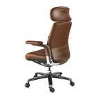 Angel Cerdá 4211 - Luxe Bureaustoel in Bruin Kunstleer met Ergonomisch Design