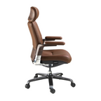 Angel Cerdá 4211 - Luxe Bureaustoel in Bruin Kunstleer met Ergonomisch Design