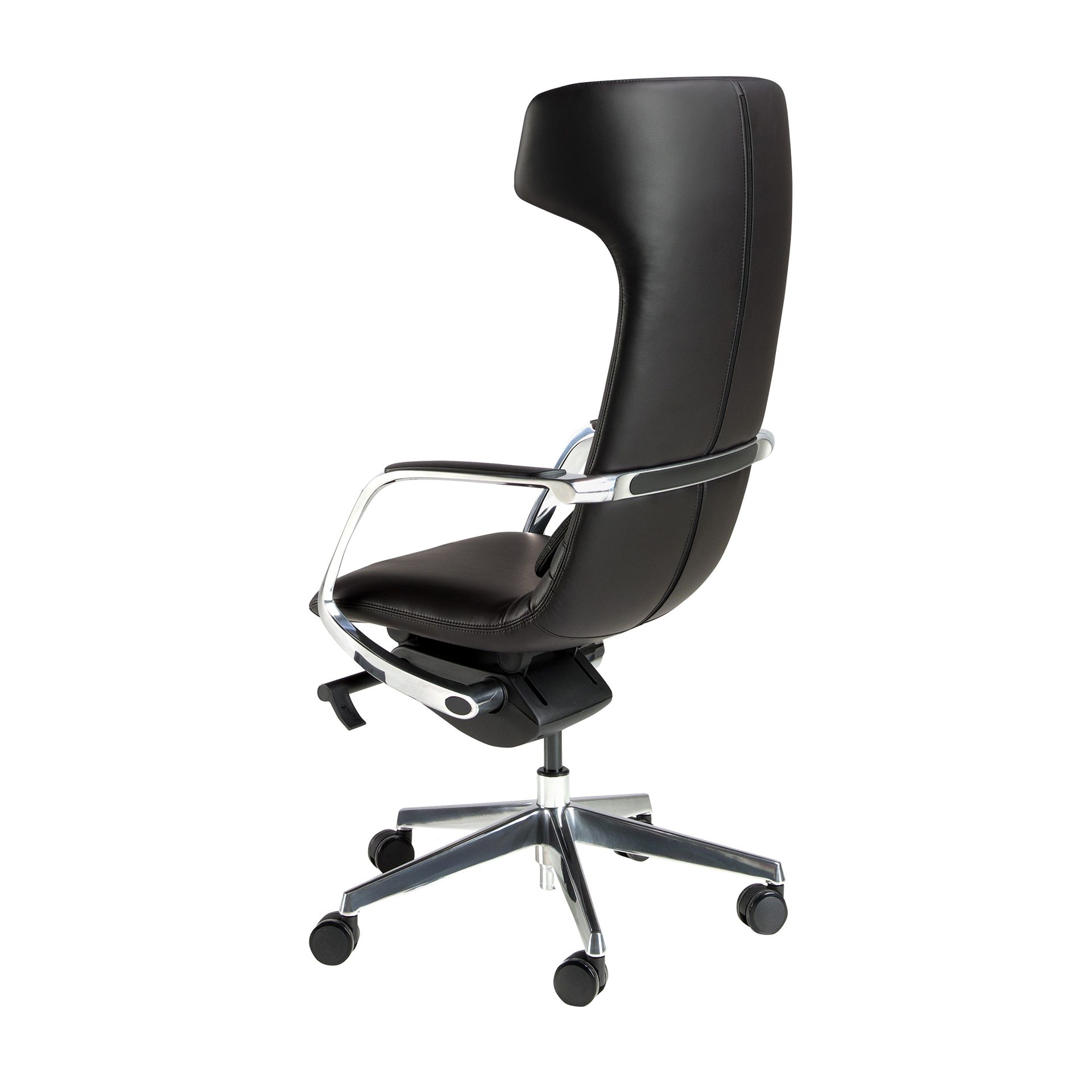Angel Cerdá 4215 - Luxe Bureaustoel in Zwart Kunstleer met Ergonomisch Design
