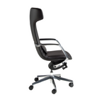 Angel Cerdá 4215 - Luxe Bureaustoel in Zwart Kunstleer met Ergonomisch Design