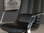 Angel Cerdá 4215 - Luxe Bureaustoel in Zwart Kunstleer met Ergonomisch Design