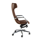 Angel Cerdá 4216 - Luxe Bureaustoel in Bruin Kunstleer met Ergonomisch Design
