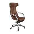 Angel Cerdá 4216 - Luxe Bureaustoel in Bruin Kunstleer met Ergonomisch Design
