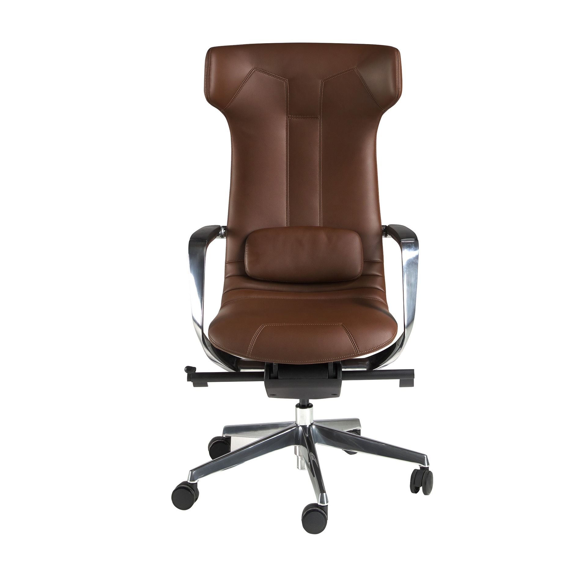 Angel Cerdá 4216 - Luxe Bureaustoel in Bruin Kunstleer met Ergonomisch Design