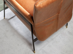 Angel Cerdá 5091 - Bruine leren fauteuil