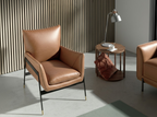 Angel Cerdá 5091 - Bruine leren fauteuil