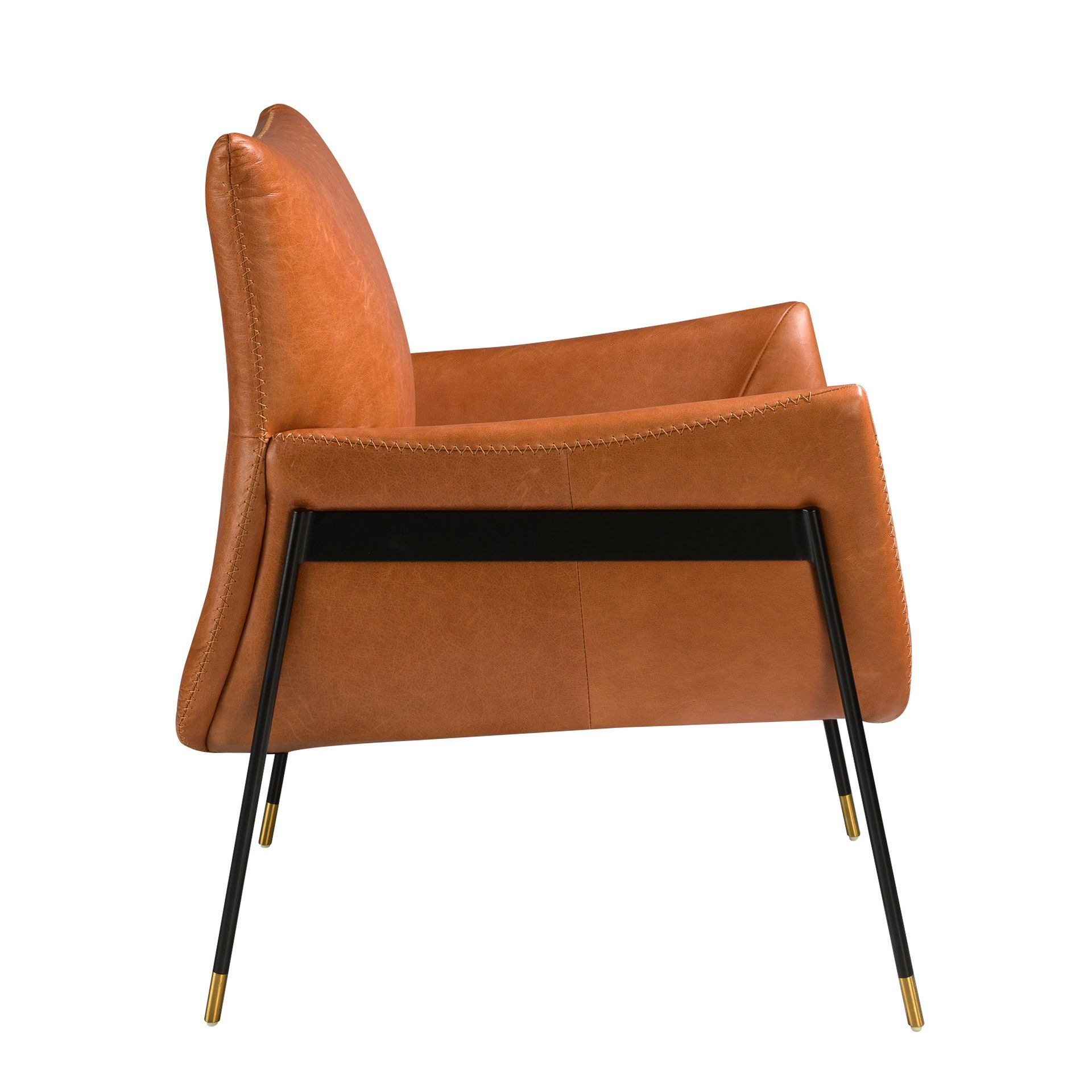 Angel Cerdá 5091 - Bruine leren fauteuil