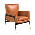 Angel Cerdá 5091 - Bruine leren fauteuil