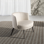 Angel Cerdá 5108 - Crème stoffen fauteuil