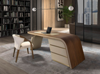 Angel Cerdá 5151 – Elegante eetkamerstoel in crème fluweel