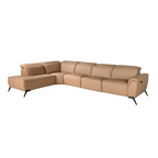 Angel Cerdá 6281 - Modulaire Chaise Longue Relaxbank in Bruin Leer (Links)