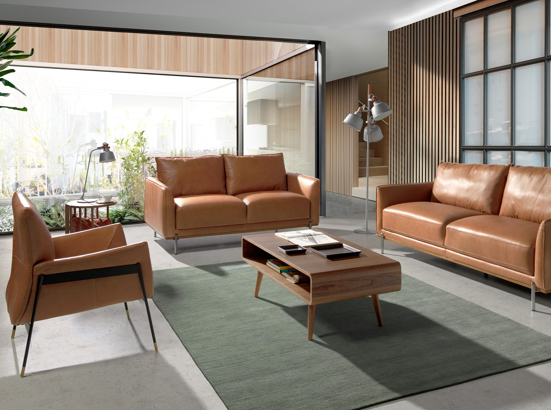 Angel Cerdá 8033 – Moderne tafellamp in grijs staal met bronzen accenten