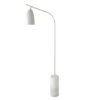 Angel Cerdá 8036 – Moderne Vloerlamp van Marmer en Wit Staal