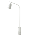 Angel Cerdá 8036 – Moderne Vloerlamp van Marmer en Wit Staal