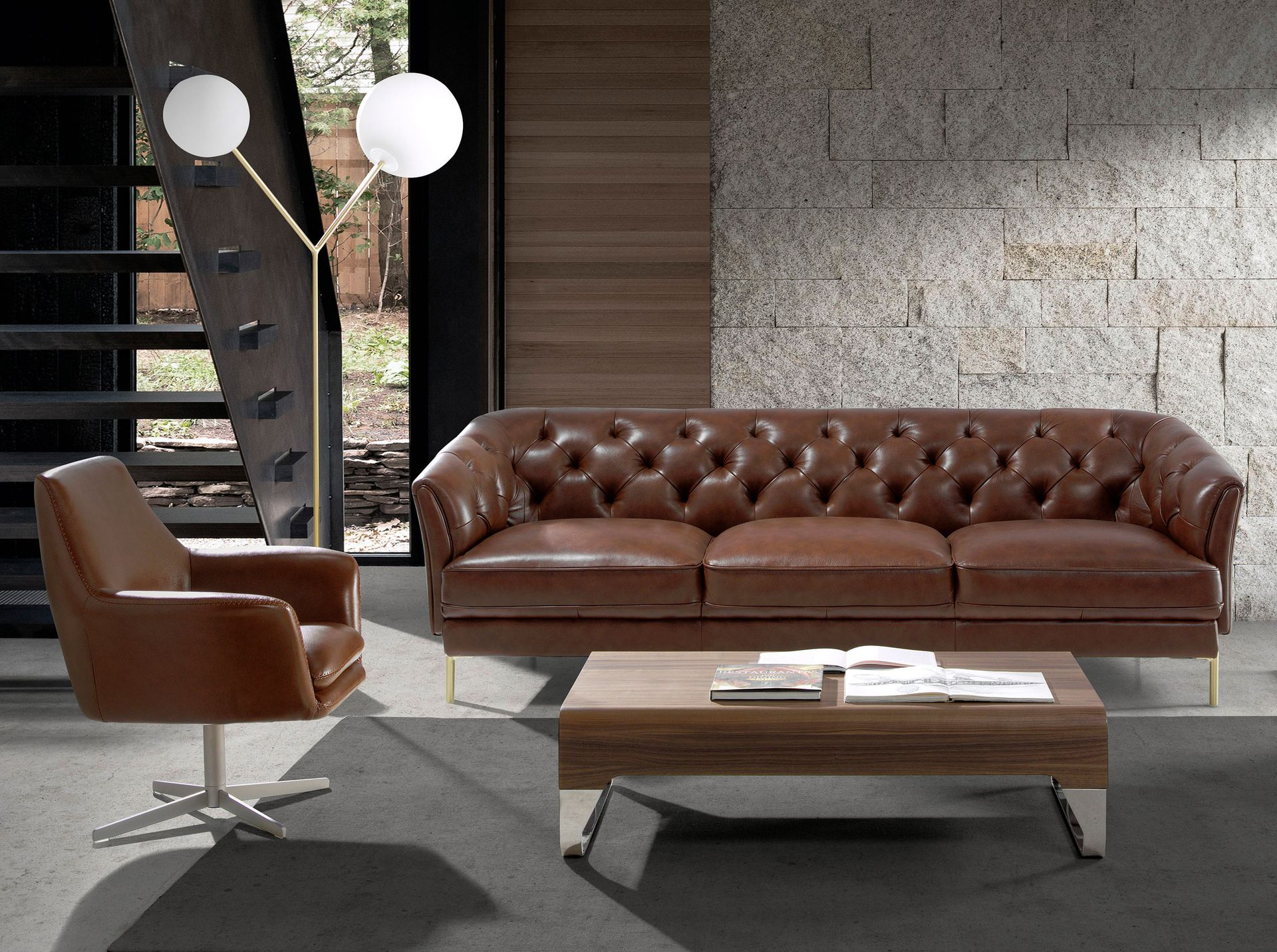 Angel Cerdá 8048 – Luxe Vloerlamp van Wit Marmer, Verguld Staal en Wit Glas