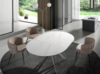 Angel Cerdá 8048 – Luxe Vloerlamp van Wit Marmer, Verguld Staal en Wit Glas