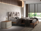 Angel Cerdá 8049 – Elegante tafellamp van goudkleurig staal en wit glas