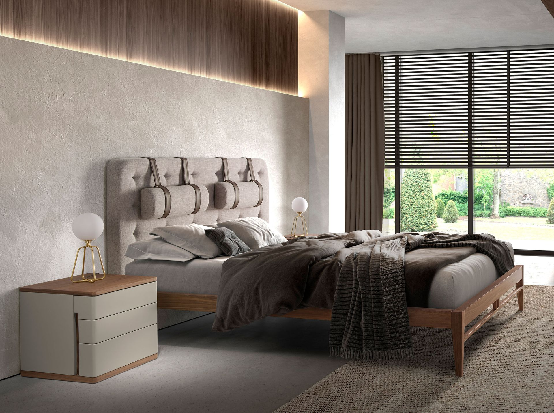 Angel Cerdá 8049 – Elegante tafellamp van goudkleurig staal en wit glas